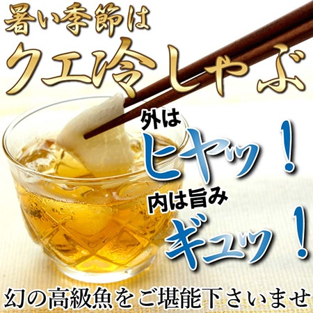 クエ冷しゃぶ 2~3人前