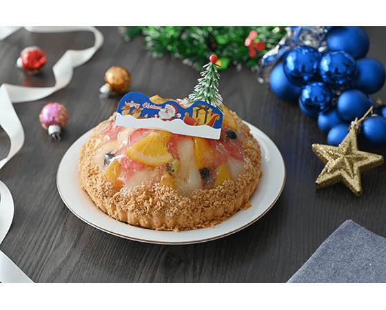 【12月23日お届け】ホシフルーツ X'mas贅沢フルーツのタルト(オーナメント付き)