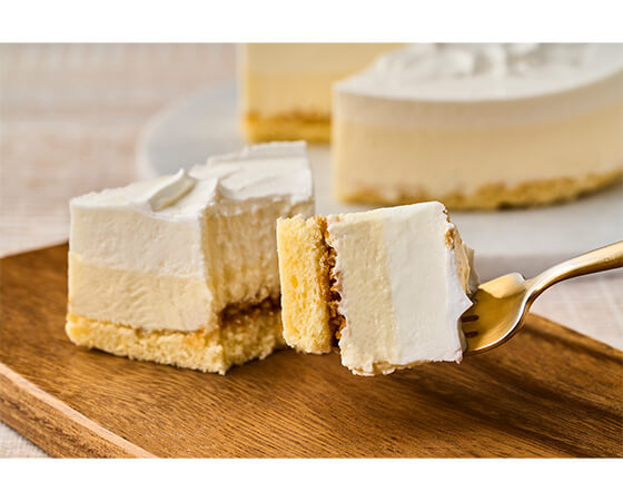【クリスマスケーキ】ビアードパパ 2層仕立てのレアチーズケーキ 直径約12cm ※お届け日:12月19日~24日