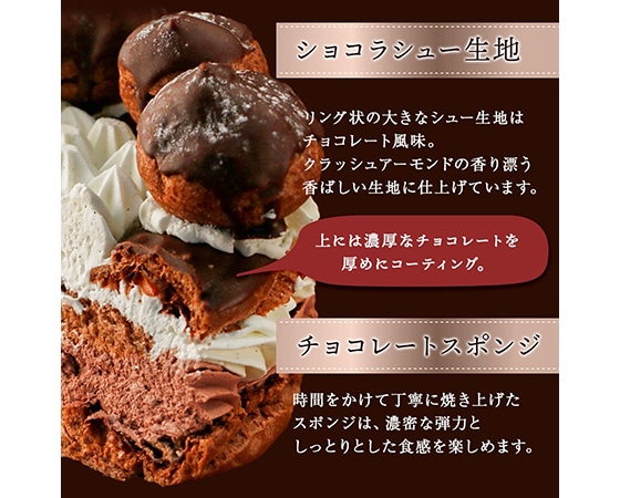 【予約】禁断のクリスマスケーキプレミアム チョコパリブレスト 5号サイズ 12/21お届け