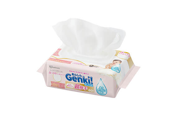 あんしん Genki!おしりふき 超厚手60枚入×24個