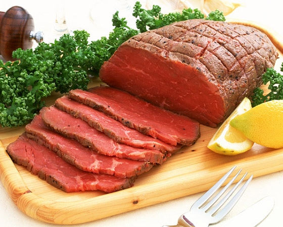 お肉屋さんのローストセット (ローストビーフ300g、ローストポーク400g)