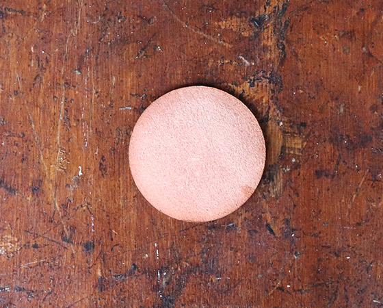 【HAUNT COFFEE STAND by HELMS × Heritage Leather Co.】#LEATHER COASTER NATURAL