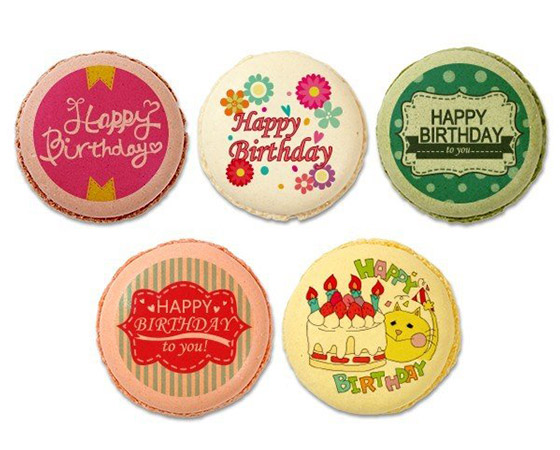 【focetta】誕生日 HappyBirthDayメッセージマカロン 20個セットPM-set53