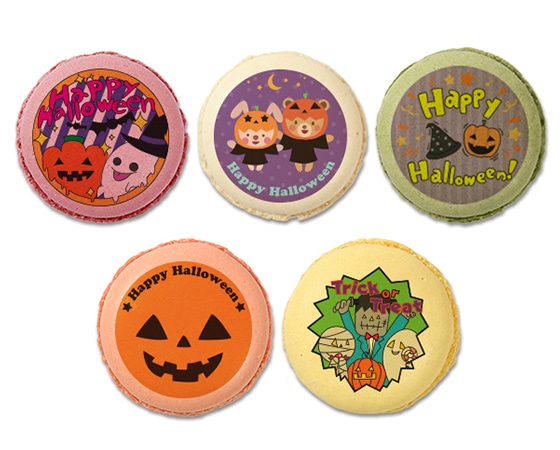 【focetta】ハロウィン お菓子 メッセージマカロン 10個セット(箱入り)HW10-setB