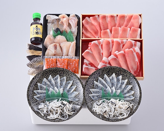 海と丘の豚しゃぶ食べ比べ(FSC-100Y3Z) 2~3人前