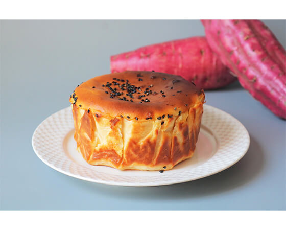 鳴門金時のバスクチーズケーキ