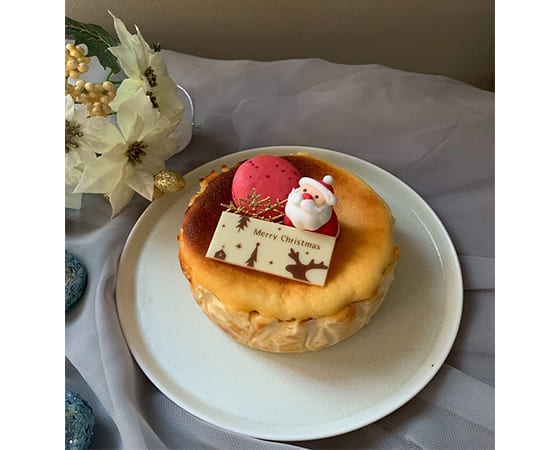 【クリスマス】淡路島バスクチーズケーキとコーヒーのクリスマスセット 4号(12センチホール)