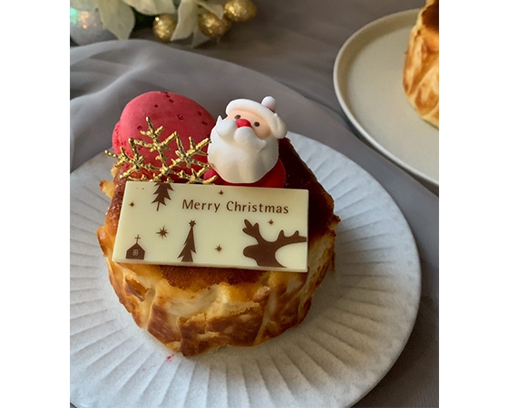【クリスマス】ミニ淡路島バスクチーズケーキとコーヒーのクリスマスセット 3号(9センチホール)