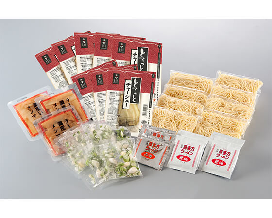 河京喜多方ラーメン8食 具材全部付き A007