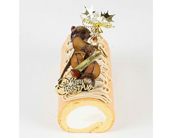 クリスマスの堂島モンブランロール