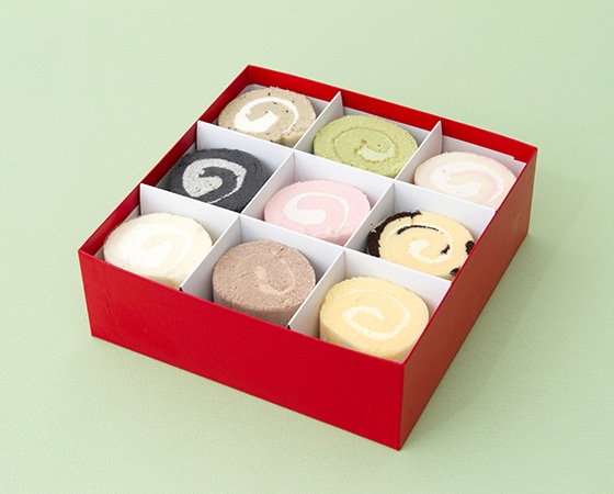 【12月23日までにお届け】ロールケーキタワー9個