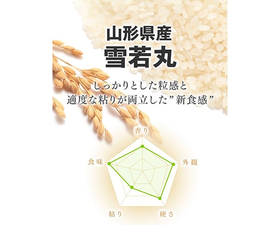 【令和元年産】山形県産雪若丸(精米) 5kg×2