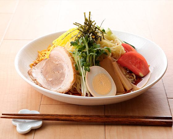 【夏季限定】極細の冷やし中華4食 レモン(醤油味)スープ付き