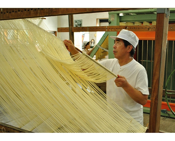 手延べカレー半生返し長うどん 180g×5袋入り、カレー6人前 CNU29