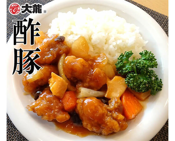 大龍 国産豚唐揚げを使った酢豚 180g×5袋