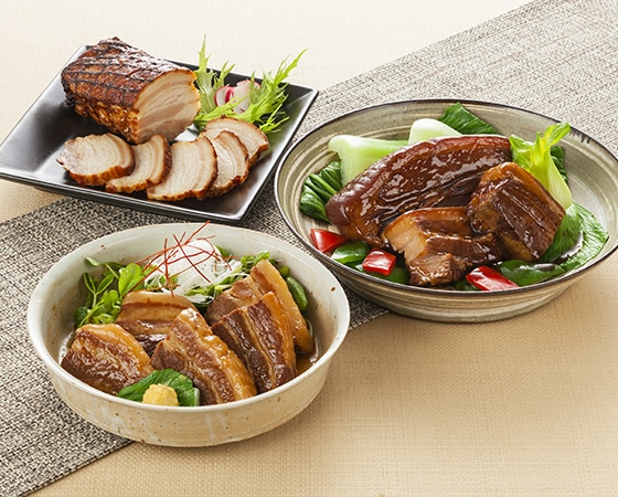 伊賀上野の里つるし焼豚&豚角煮セット