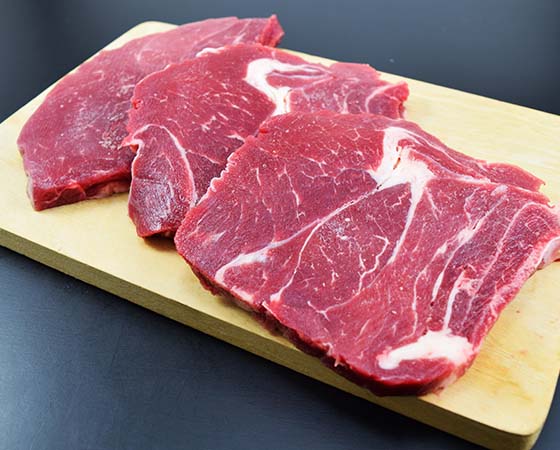 牛肩ロースステーキ1kg 形不揃い 約3~6枚入