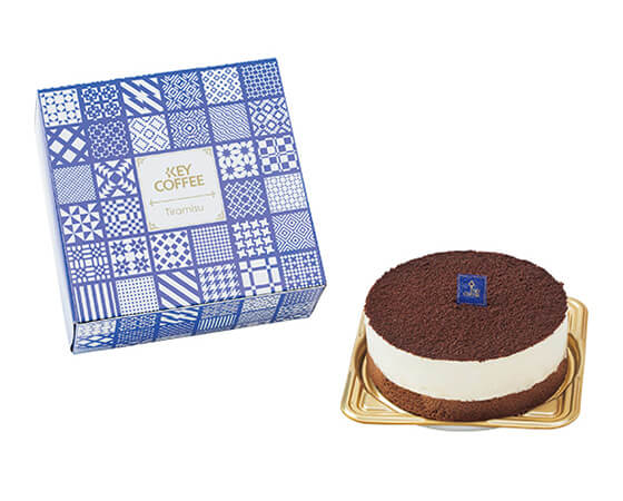 【クリスマスケーキ】KEY COFFEE監修キリマンジャロコーヒーのティラミス 直径約12cm ※お届け日:12月19日~24日