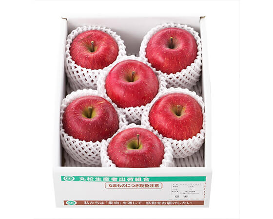 いずみ会の山形県産サンふじ2kg(5~6玉) ※お届け期間:12月上旬~下旬