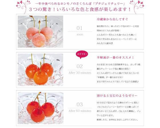 プチジェリチェリー8粒入×1箱