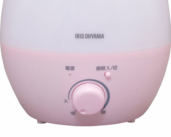超音波式加湿器 しずく型 ピンク UHM-280S-P