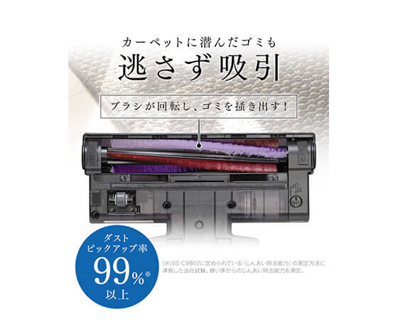 極細軽量スティッククリーナー モップ付き IC-SLDCP6M-N ゴールド