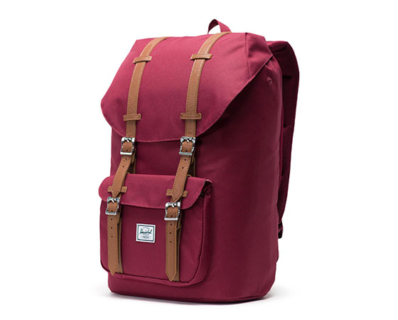 LITTLE AMERICA Windsor Wine/Tan Synthetic Leather
