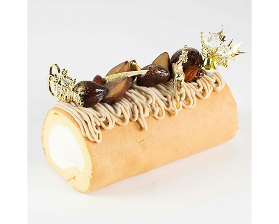 クリスマスの堂島モンブランロール