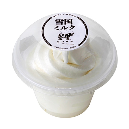 yuwaカップソフトクリームギフトセット 雪国ミルク 8個セット