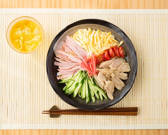 【夏季限定】極細の冷やし中華4食 濃厚ごまだれ付き