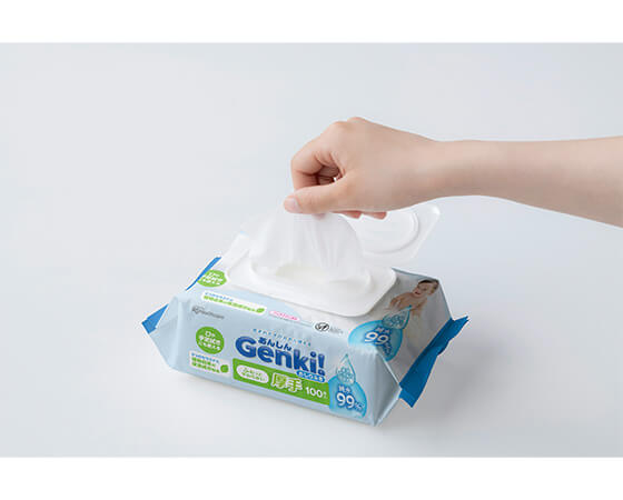 あんしん Genki!おしりふき 厚手100枚入×24個