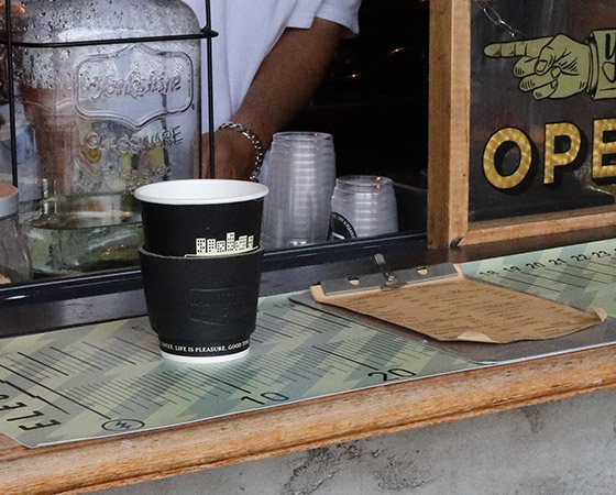 【HAUNT COFFEE STAND by HELMS × Heritage Leather Co.】#LEATHER SLEEVE NATURAL