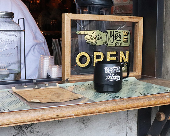 【DINEX × CAPTAINS HELM】#WING LOGO 8oz MUG