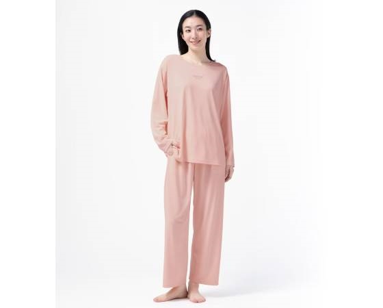 BAKUNE Dry Women's 上下セット M(長袖Tシャツ・ロングパンツ)/ピンク