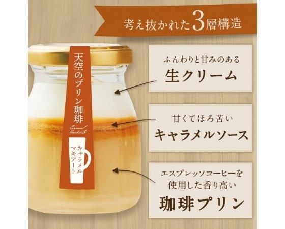 天空のプリン珈琲キャラメルマキアート 2箱