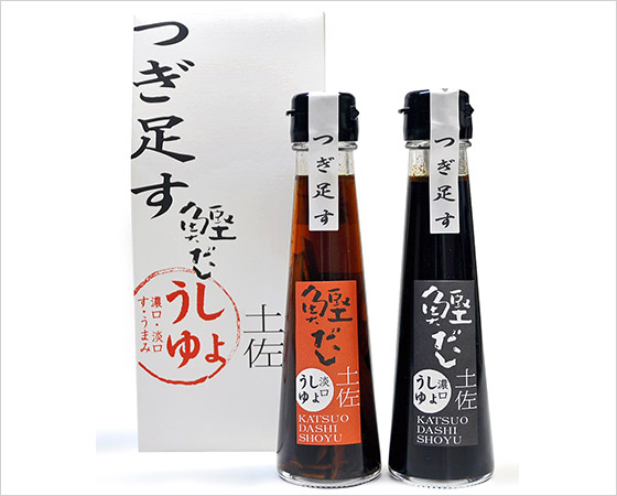 鰹だし 濃口醤油&淡口醤油 化粧箱入り