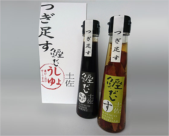 鰹だし 濃口醤油&す 化粧箱入り