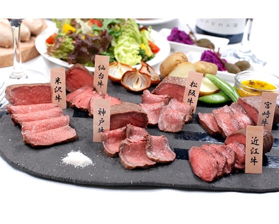 【ギフト】お中元 6大ブランド和牛食べくらべローストビーフ