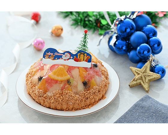 【12月23日お届け】ホシフルーツ X'mas贅沢フルーツのタルト(オーナメント付き)