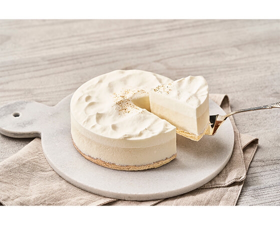 【クリスマスケーキ】ビアードパパ 2層仕立てのレアチーズケーキ 直径約12cm ※お届け日:12月19日~24日