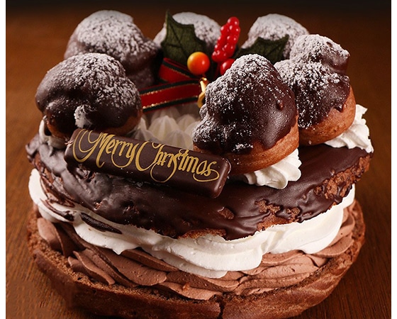 【予約】禁断のクリスマスケーキプレミアム チョコパリブレスト 5号サイズ 12/21お届け
