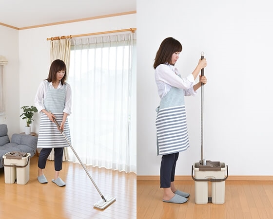 洗って絞れるお掃除セット アラシーボ