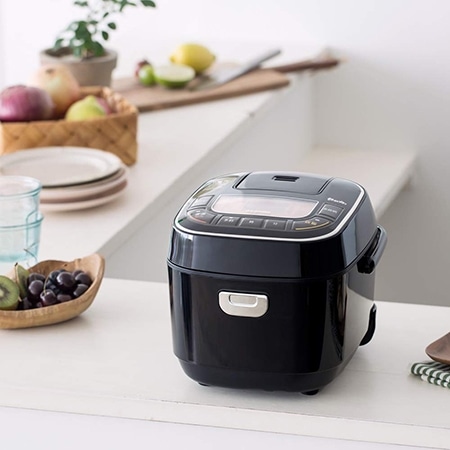【アイリスオーヤマ】米屋の旨み 銘柄炊き ジャー炊飯器 3合 ブラック RC-MC30-B
