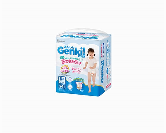 あんしん Genki!ふわもちタッチ Big大 24枚×6個 【おむつ】