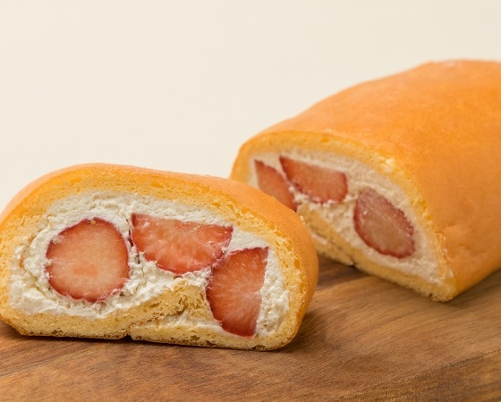 【focetta】低糖質いちごロールケーキ 1本
