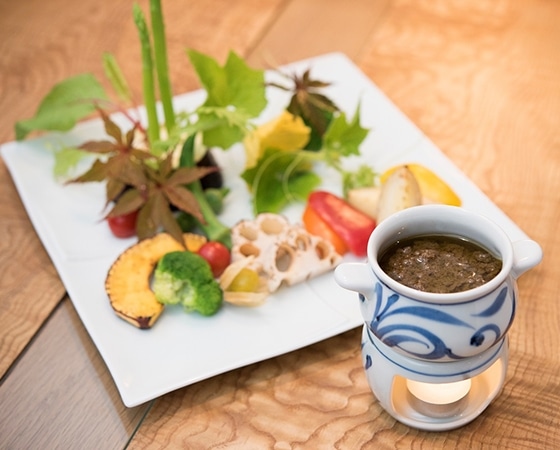 砥部(とべ)焼バーニャカウダギフトセット