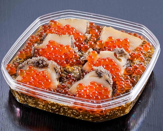 言わずと知れた!逸品!中村家 三陸海宝漬 350g 柔らかく煮上げたあわびと、濃厚いくらをトッピング