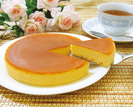 【6号】常温で保存出来るアップルチーズケーキ 直径約18cm×1個