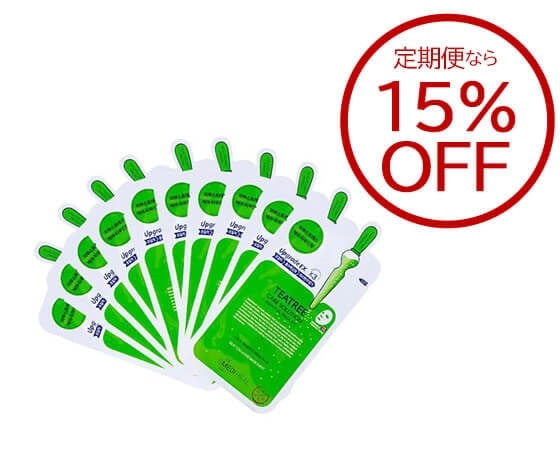 【15%OFF定期便】メディヒール ティーツリーケアソリューションエッセンシャルマスクEX. 10枚セット